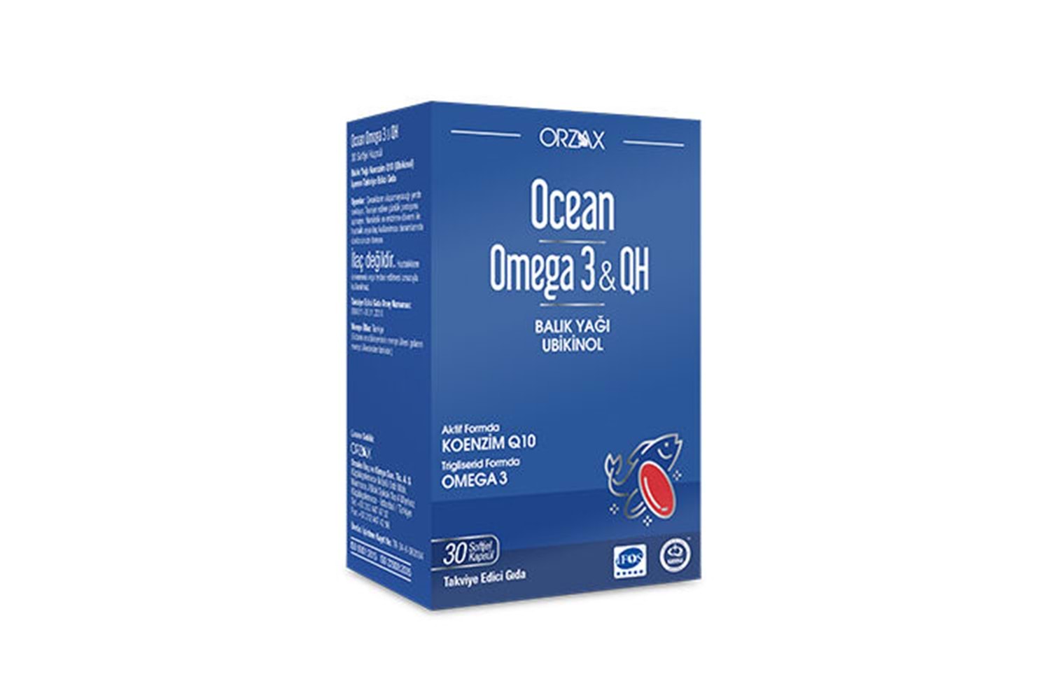 Ocean Omega 3 & QH 30 Yumuşak Kapsül
