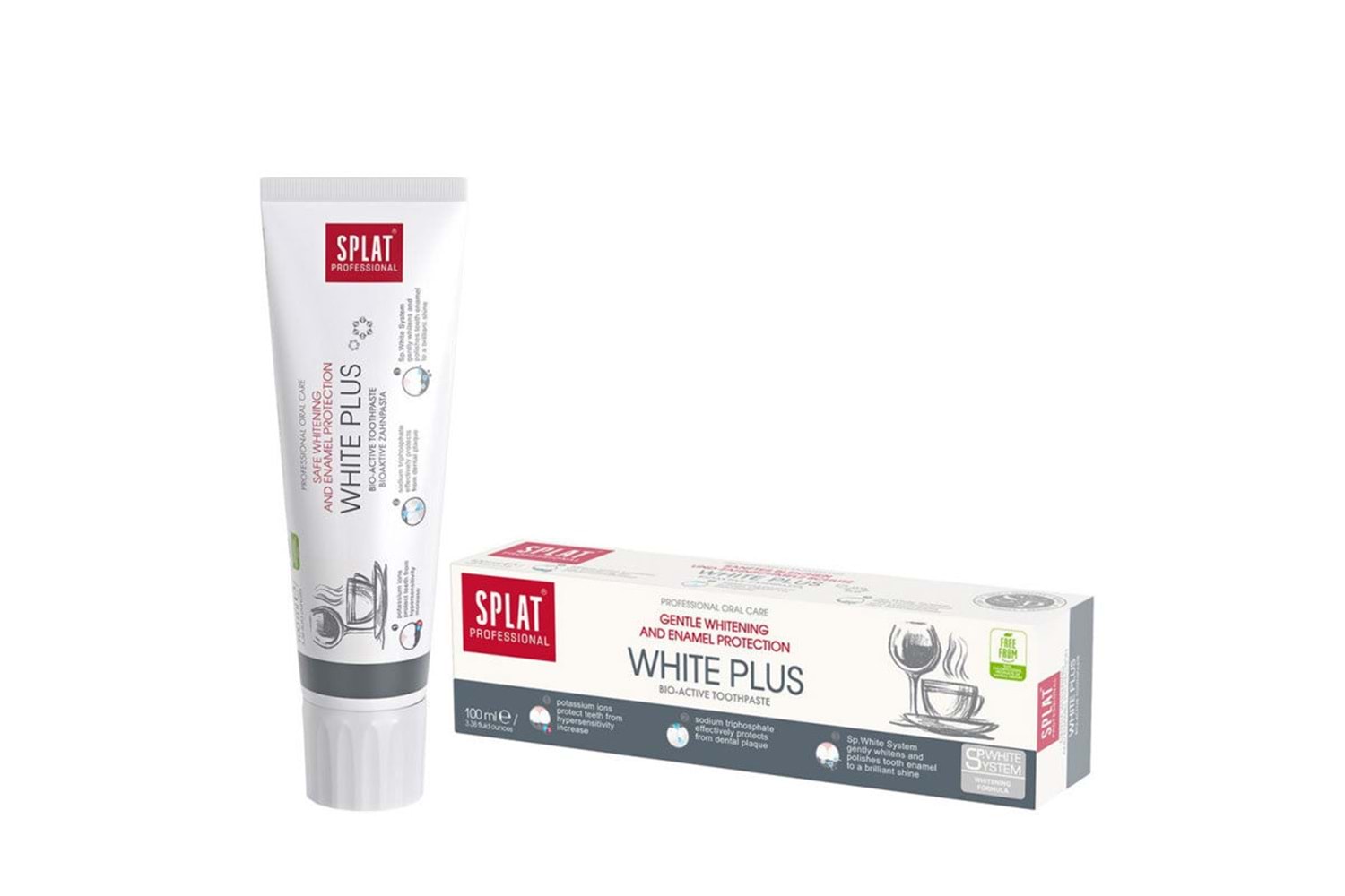 Splat White Plus Beyaz Diş Macunu 100 ml