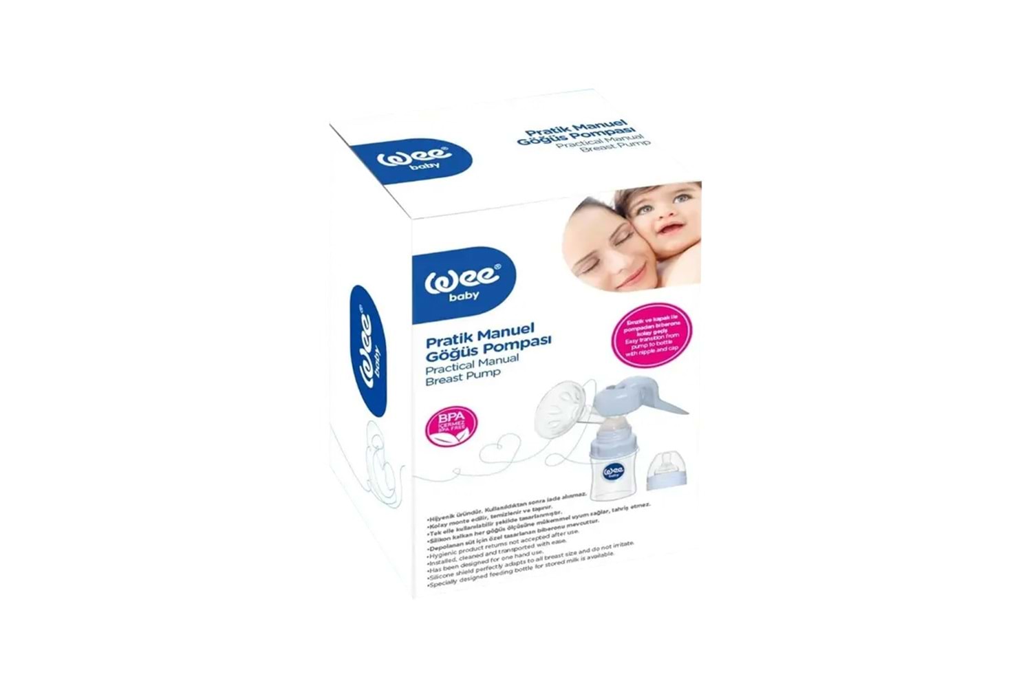 Wee Baby 752 Pratik Manuel Göğüs Pompası 150 ml