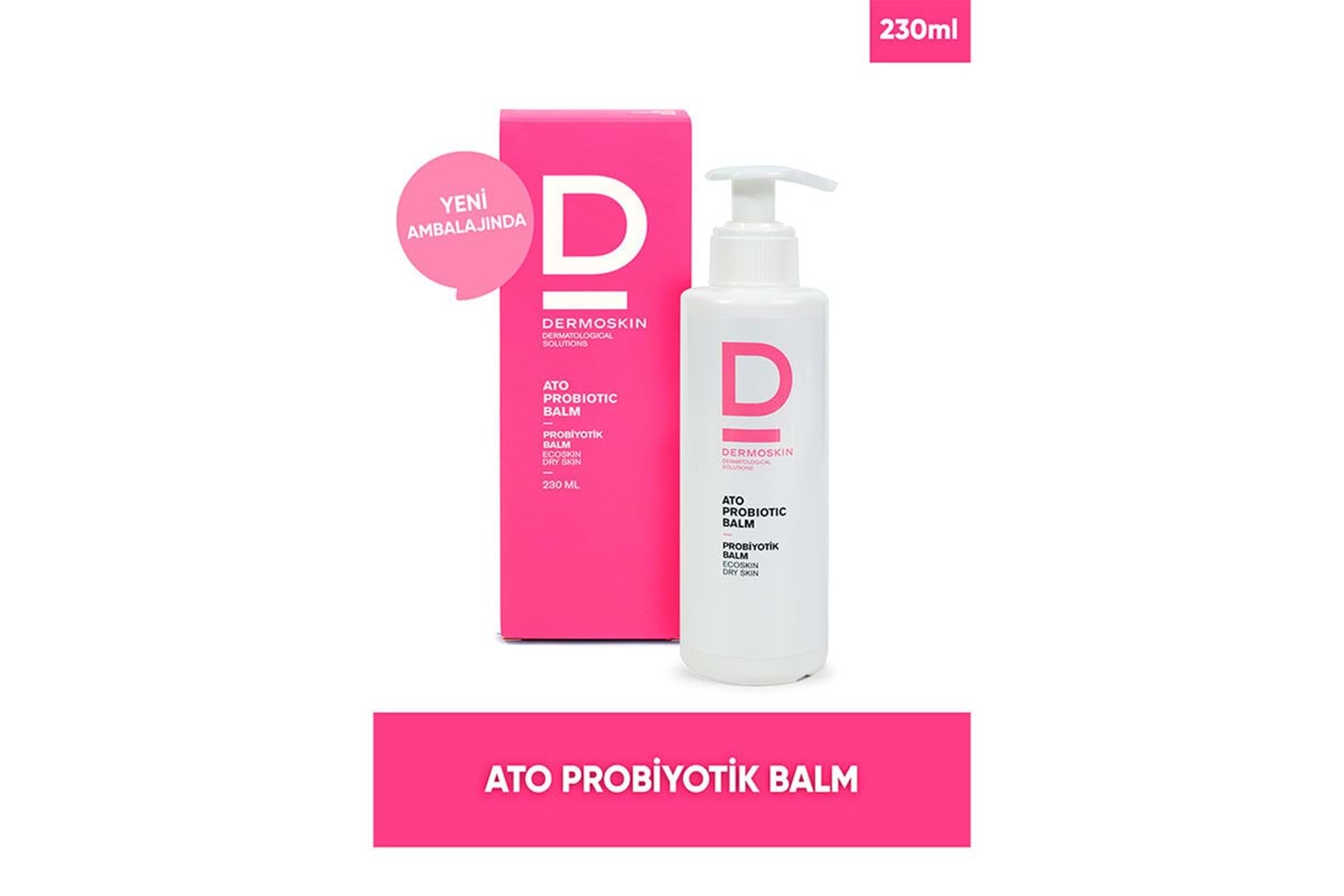 Dermoskin Ato Probiyotik Balm Kuru Ciltler için 230 ml