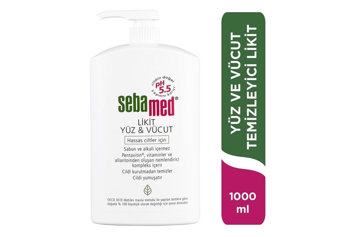 Sebamed Likit Yüz ve Vücut Temizleyici 1000 ml