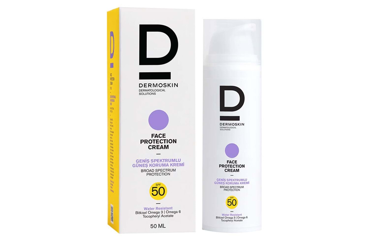 Dermoskin Face Protection Vitamin-E Güneş Koruyucu Krem SPF50 50 ml