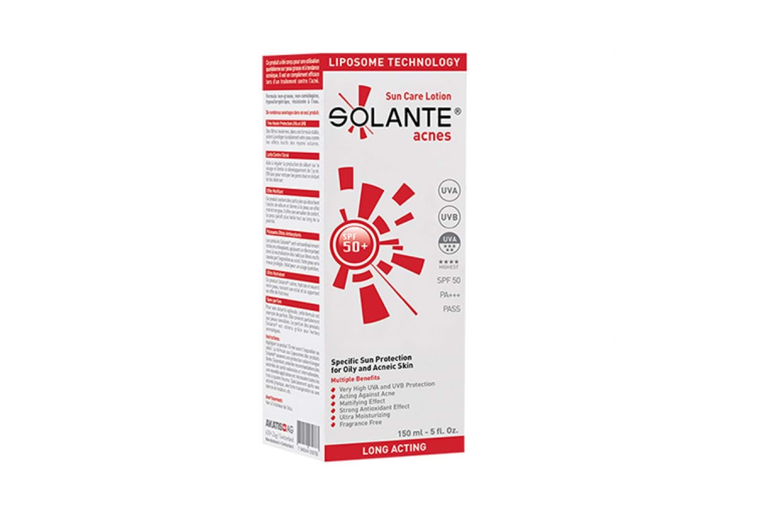 Solante Acnes Sun Care Losyon SPF50 150 ml
