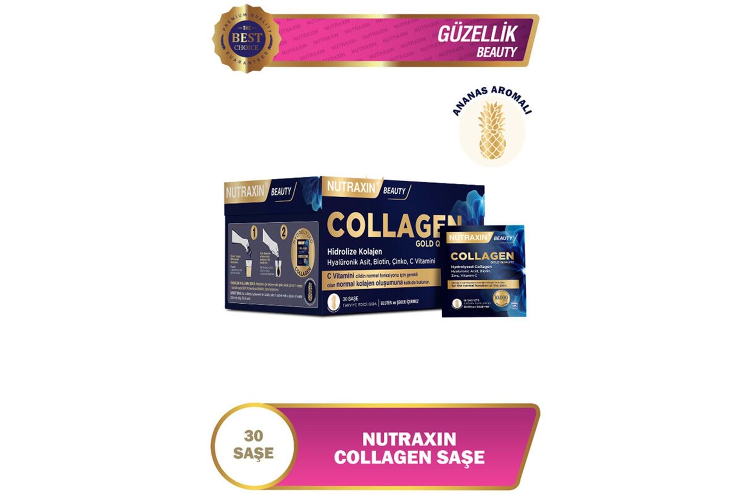 Nutraxin Collagen 10000 mg 30 Saşe