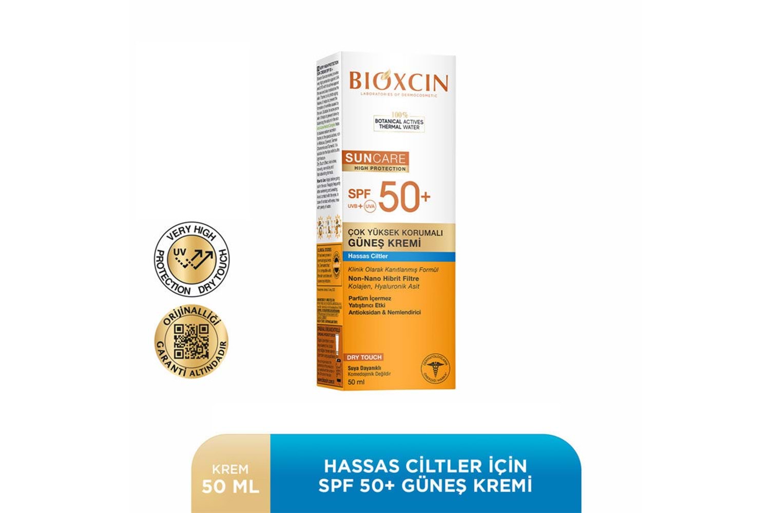 Bioxcin Suncare Güneş Kremi Hassas SPF 50+ 50 ml