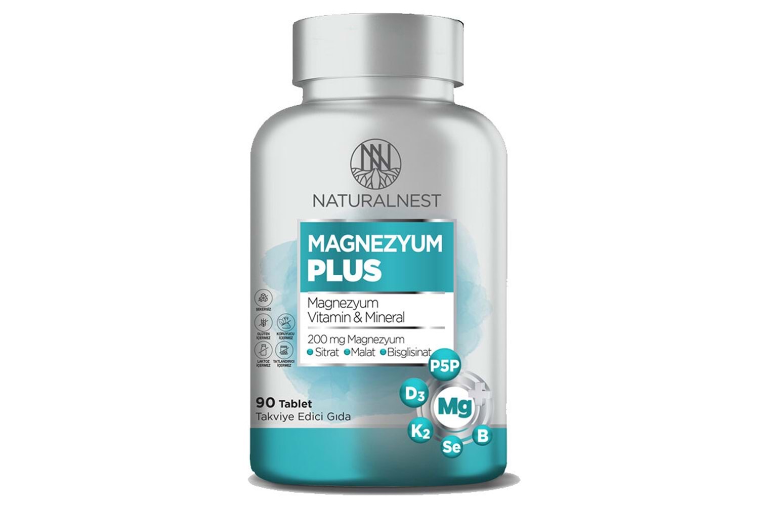 Naturalnest Magnezyum Plus 90 Tablet