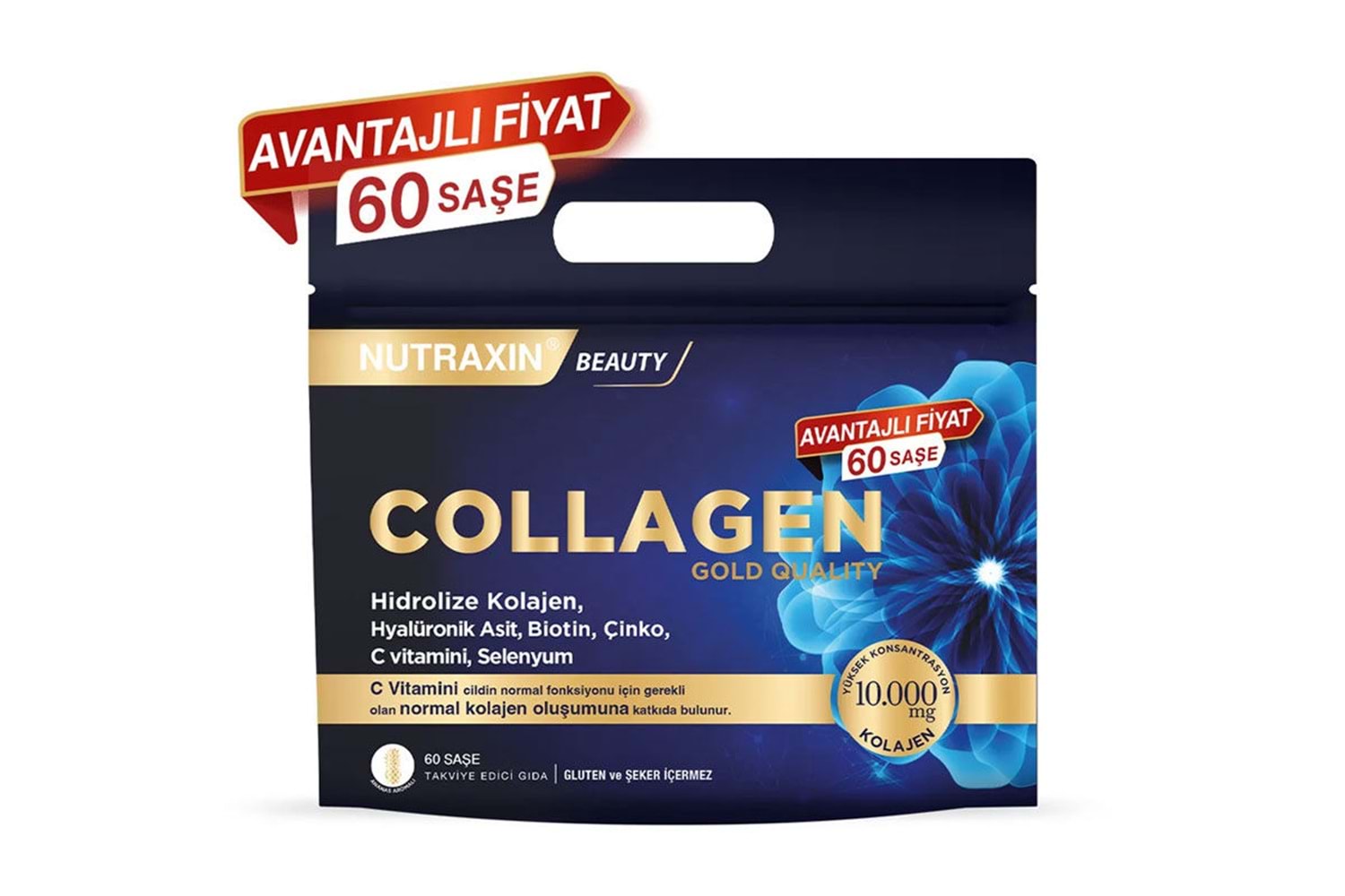 Nutraxin Collagen Gold Quality 10.000 mg 60 Saşe