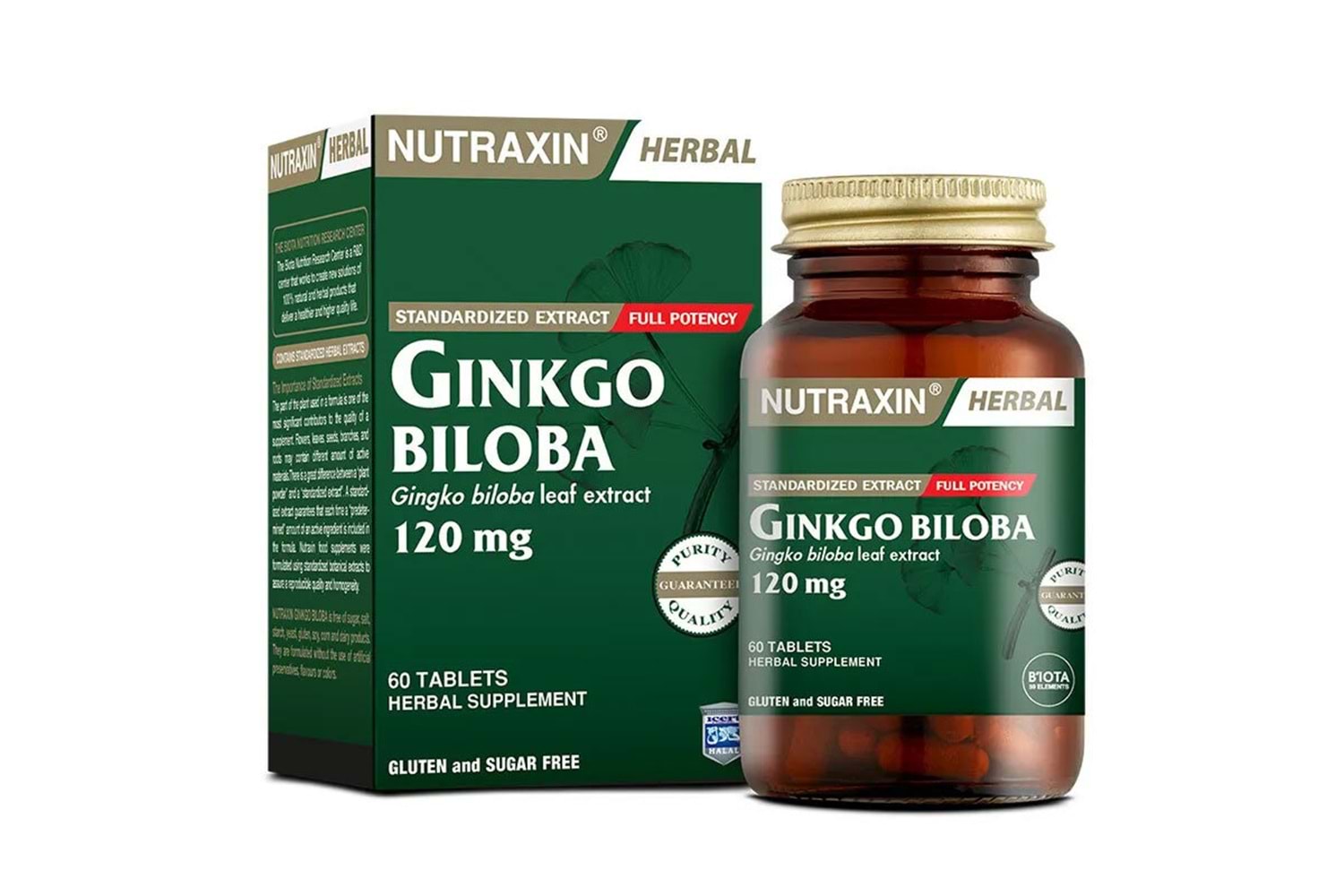 Nutraxin Ginkgo Biloba 60 Tablet