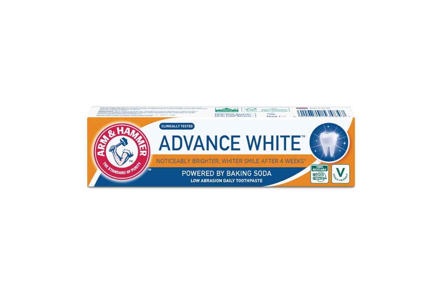 Arm & Hammer Advance White Whitening For Up To 3 Shades In 6 Weeks 75 ml