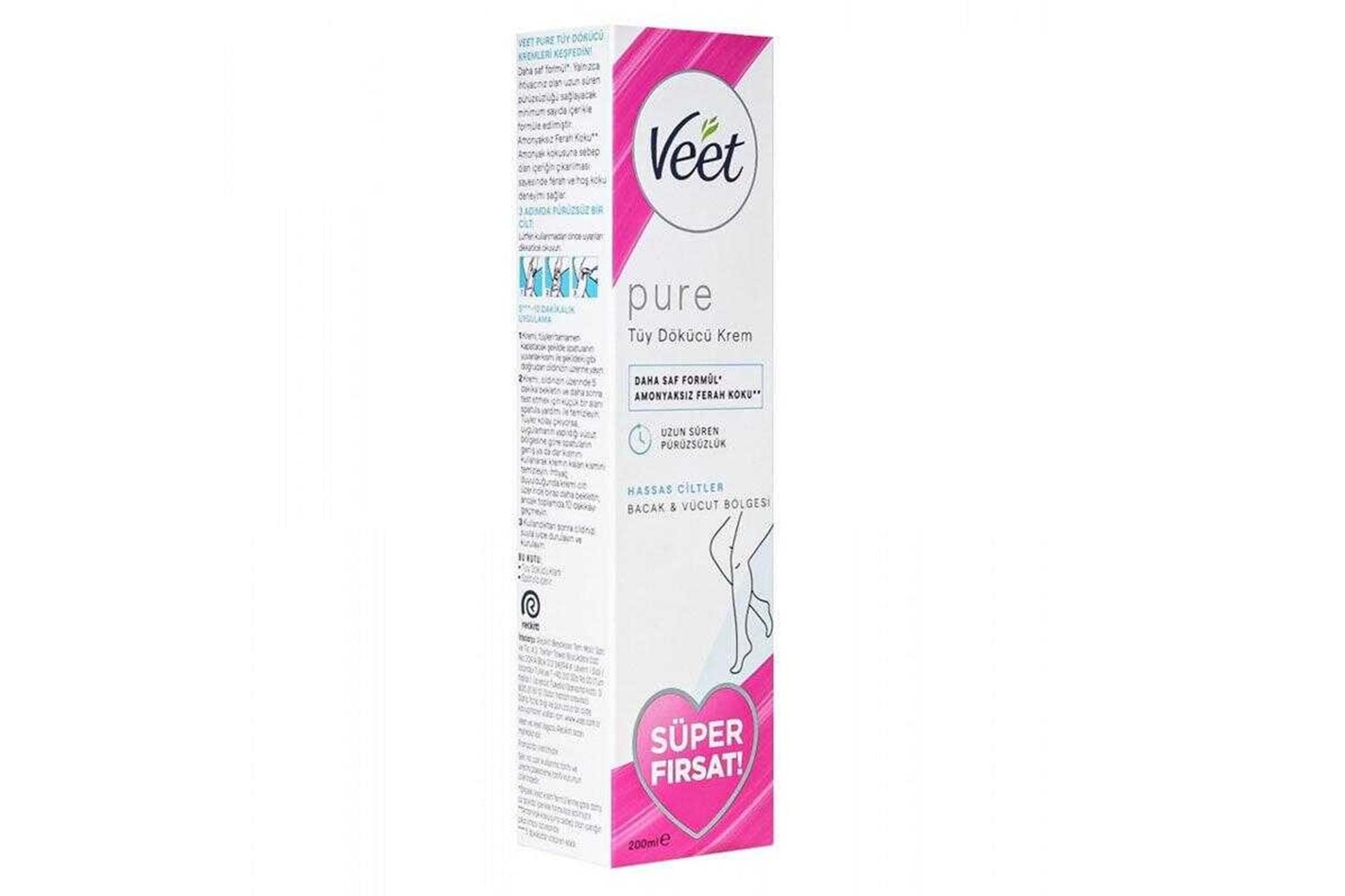Veet Pure Tüy Dökücü Krem Hassas Cilt 200 ml