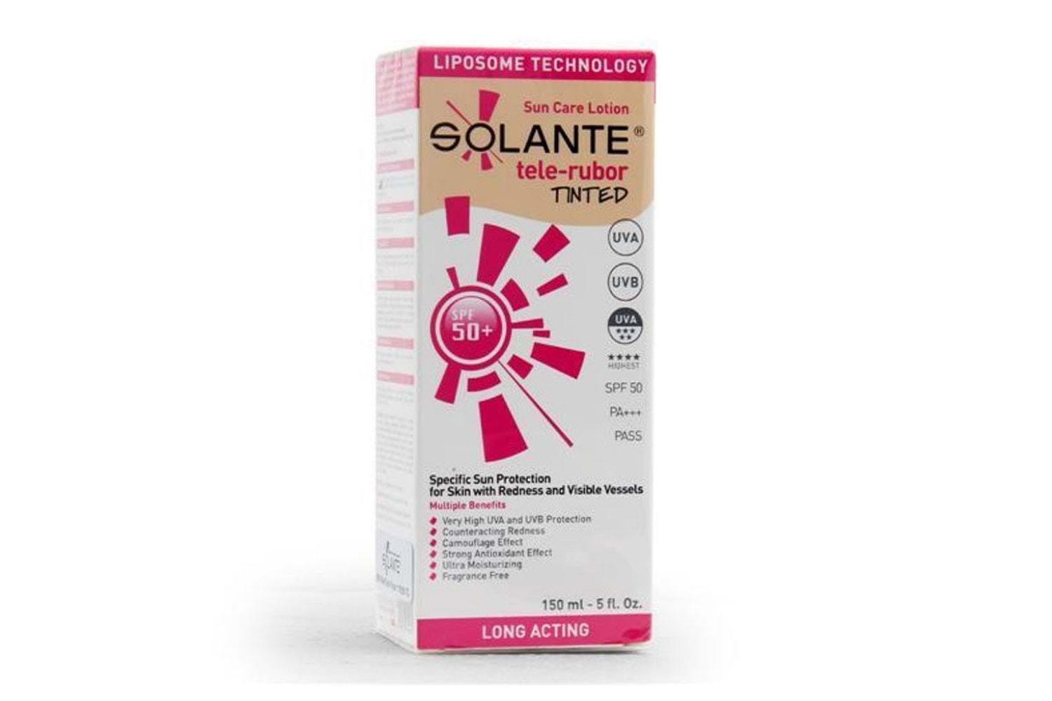 Solante Tele-Rubor Tinted Sun Care Losyon SPF50+ 150 ml