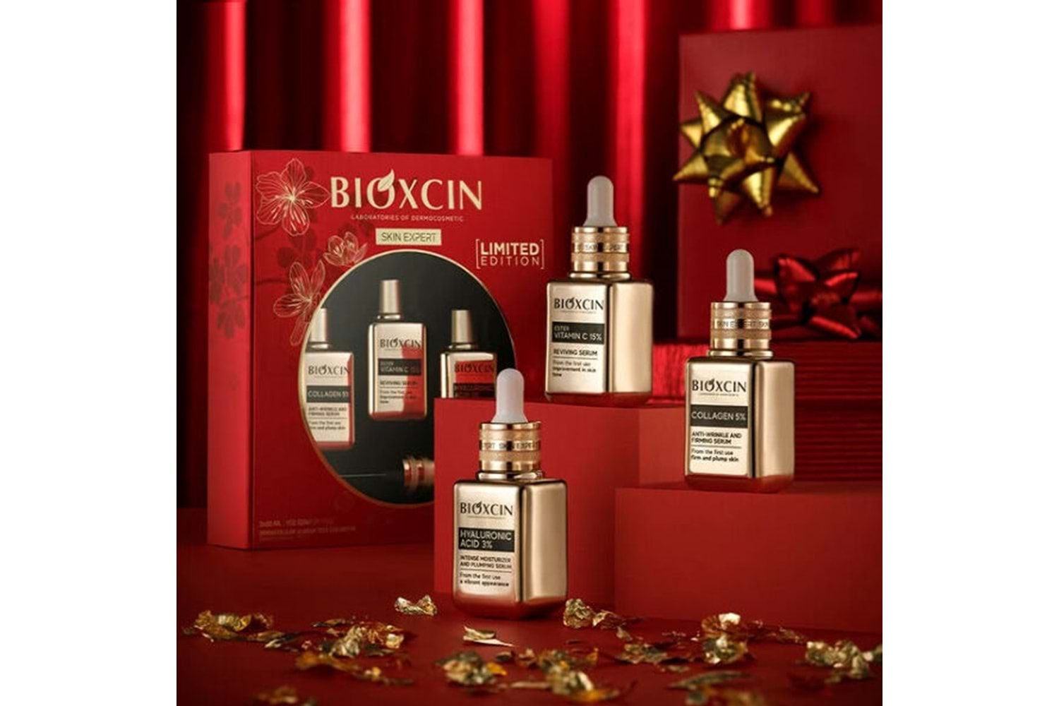 Bioxcin Skin Expert Üçlü Bakım Rutini 3 x 30 ml