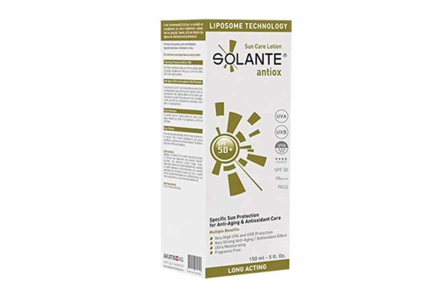 Solante Antiox Sun Care Losyon SPF50 150 ml