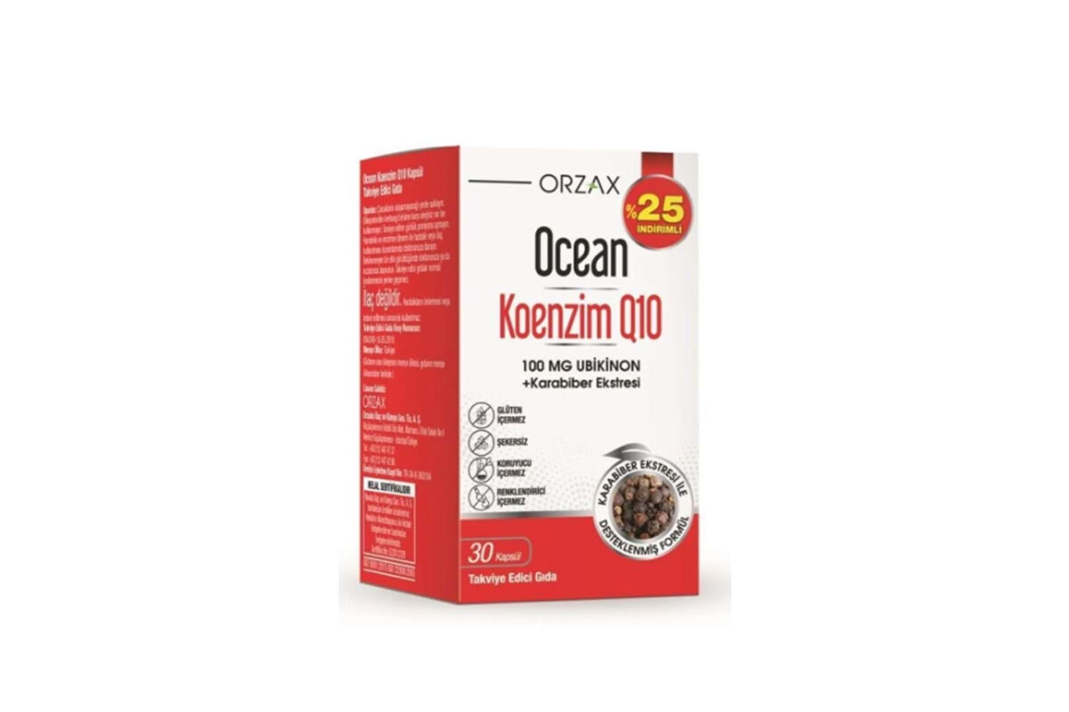 Ocean Koenzim Q10 30 Kapsül