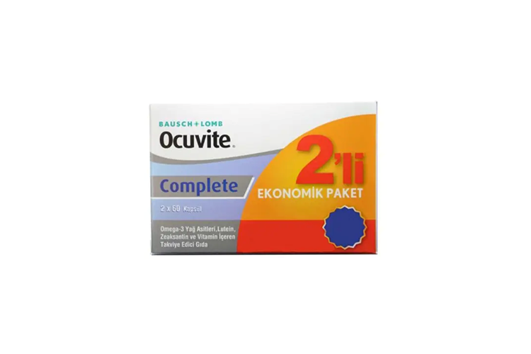 Ocuvite Complete 60+60 Kapsül - İkili Fırsat Paketi