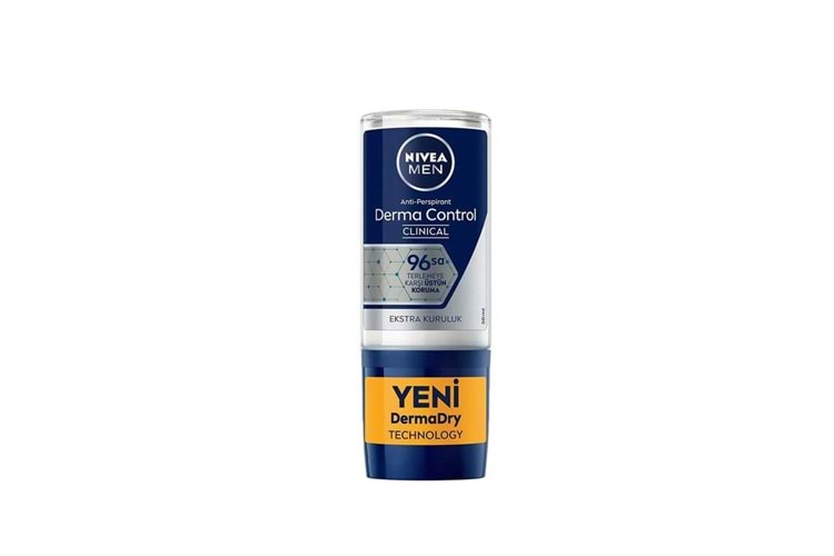 Nivea Derma Control Clinical Erkek Roll On 50 ml