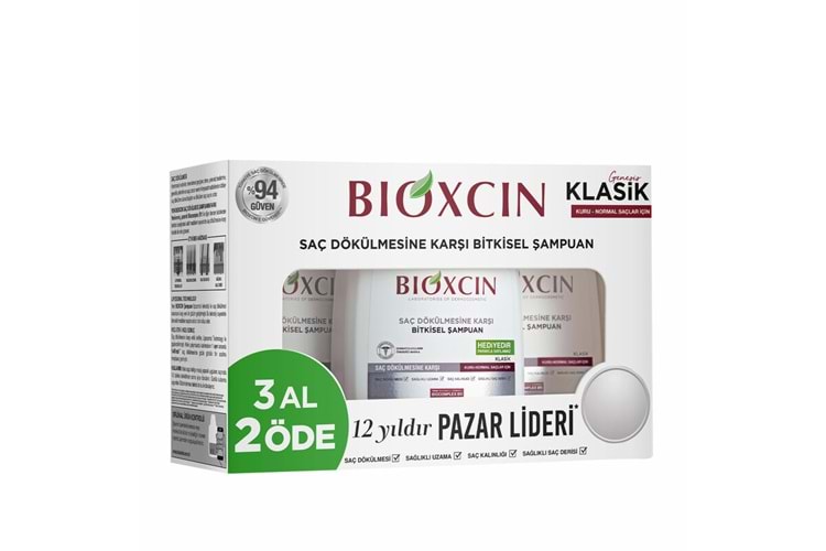 Bioxcin Genesis Kuru ve Normal Saçlar İçin Şampuan 300 ml - 3 Al 2 Öde