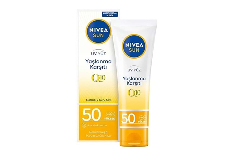 Nivea Yüz Kremi Yaşlanma & Leke Karşıtı SPF50 50 ml