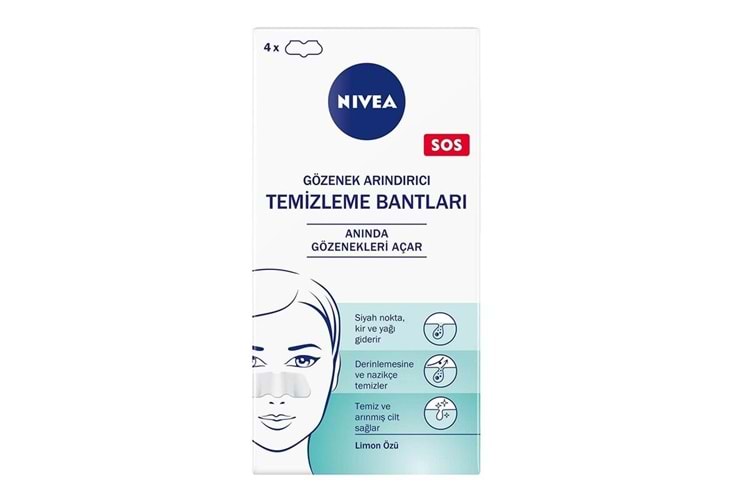Nivea Gözenek Arındırıcı Temizleme Bantları 4 Adet