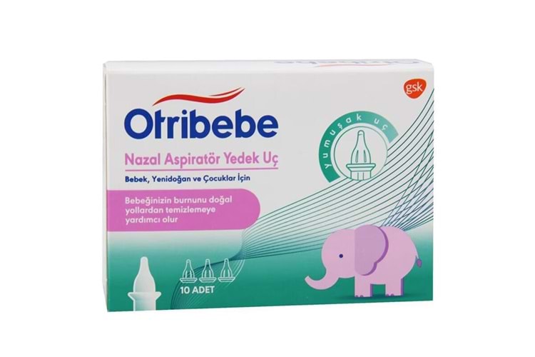 Otribebe Nazal Aspiratör Yedek Ucu 10'lu