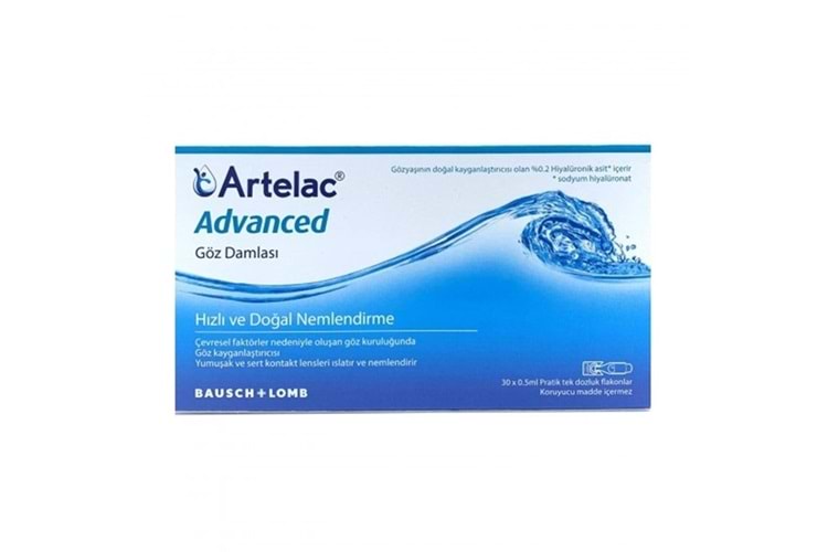 Artelac Advanced Göz Damlası 30 Flakon 0,5 ml
