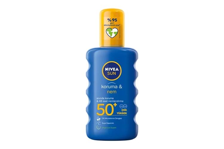 Nivea Sun Güneş Spreyi Koruma & Nem Nemlendirici SPF50+ 200 ml