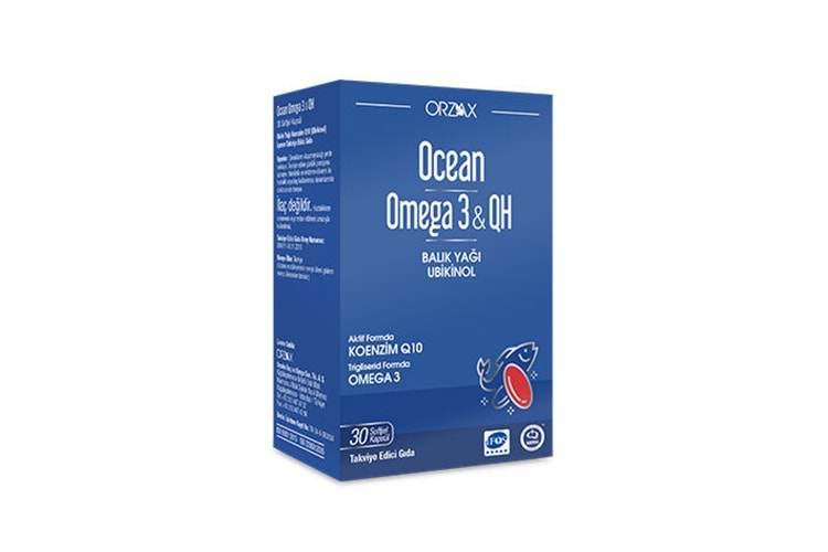 Ocean Omega 3 & QH 30 Yumuşak Kapsül