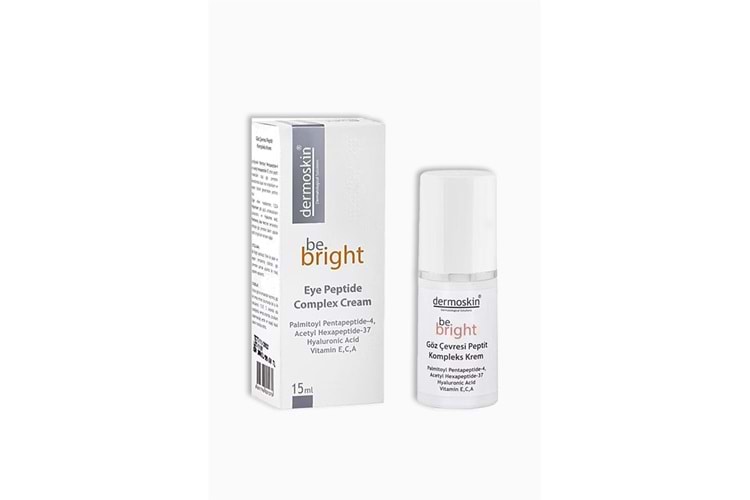 Dermoskin Be Bright Göz Çevresi Krem Peptit Kompleks 15 ml