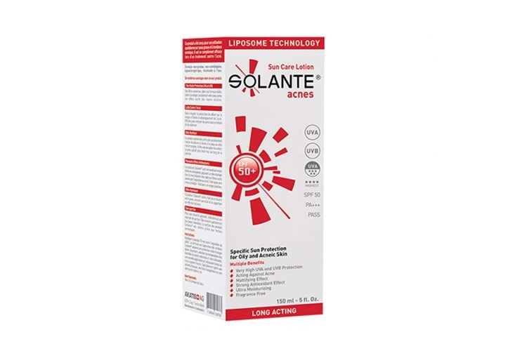 Solante Acnes Sun Care Losyon SPF50 150 ml