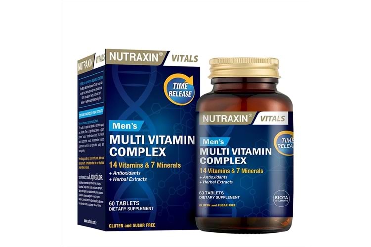 Nutraxin Men's Multi Vitamin Complex 60 Tablet