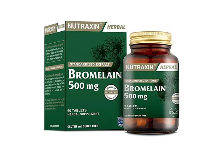 Nutraxin Bromelain 500 mg 60 Tablet