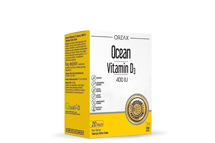 Ocean Vitamin D3 400 IU Oral Sprey 20 ml