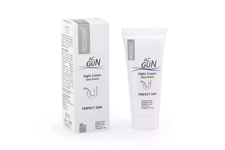Dermoskin Acnegun Gece Kremi 30 ml - Eski Ambalaj