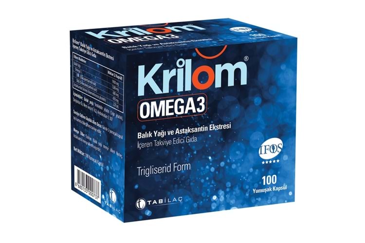 Krilom Omega-3 100 Yumuşak Kapsül