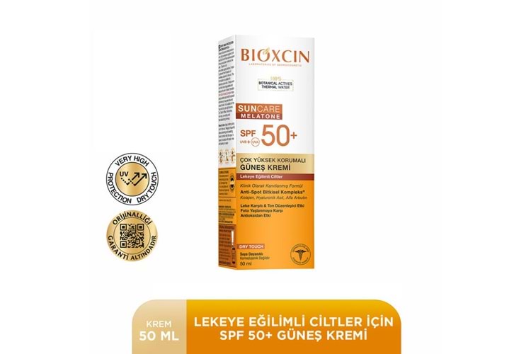 Bioxcin Sun Care Melatone Krem SPF50 50 ml