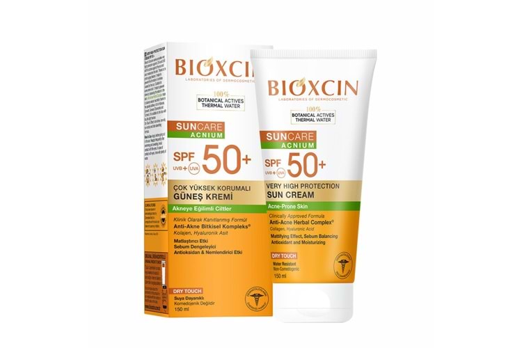 Bioxcin Sun Akneye Eğilimli Cilt Güneş Kremi SPF50+ 150 ml