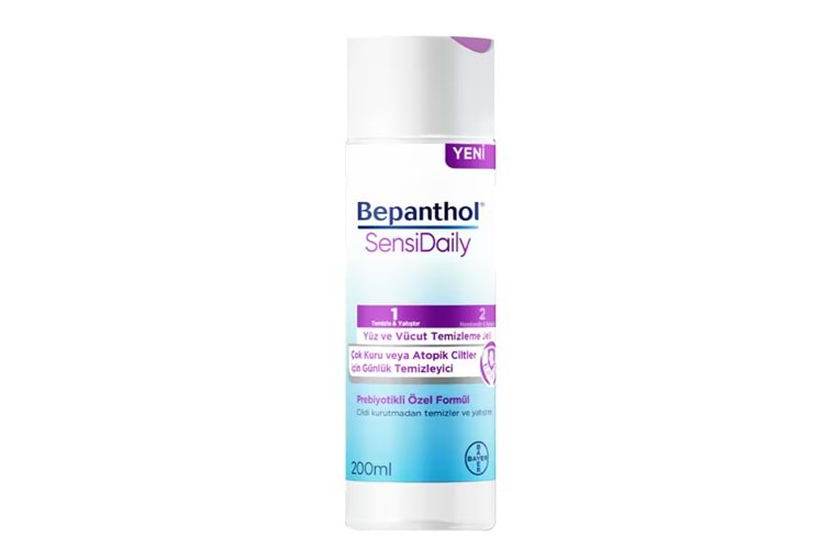 Bepanthol Sensidaily Yüz ve Vücut Temizleme Jeli 200 ml - Eski Ambalaj