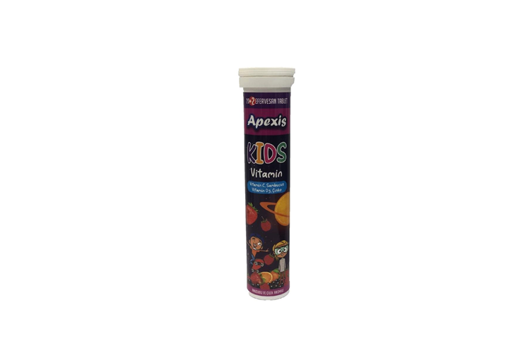 Apexis Kids Vitamin 20 Efervesan Tablet