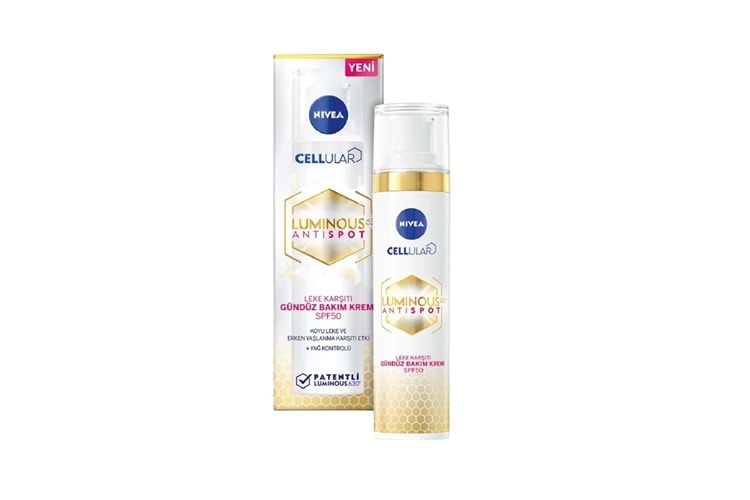 Nivea Cellular Luminous 630 Leke Karşıtı Gündüz Kremi SPF50 40 ml
