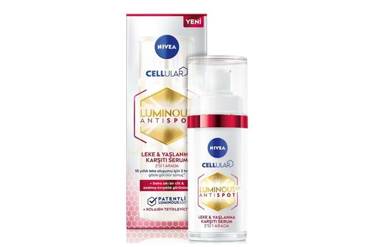 Nivea Luminous630 Leke Yaşlanma Karşıtı Serum Hyaluronik Asit ve Kolajen Tetikleyici 30 ml