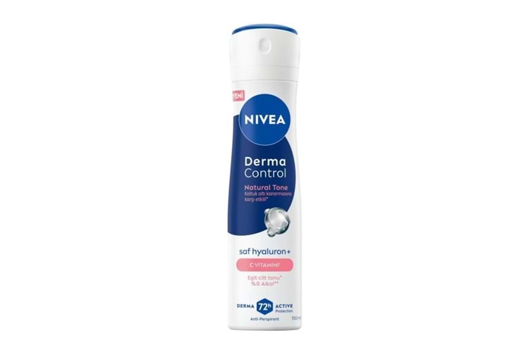 Nivea Derma Control Natural Tone Kadınlara Özel Sprey Deodorant 150 ml