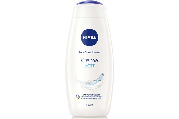Nivea Creme Soft Banyo ve Duş Jeli 500 ml