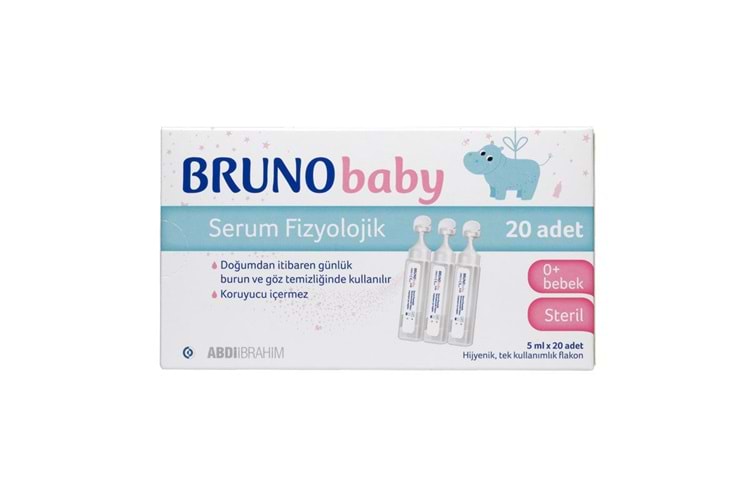 Bruno Baby Serum Fizyolojik 5 ml x 20 Flakon