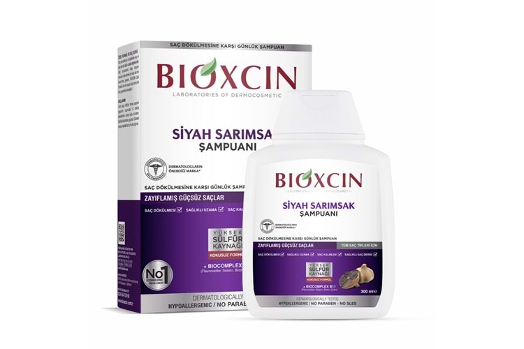 Bioxcin Siyah Sarımsak Şampuanı 300 ml