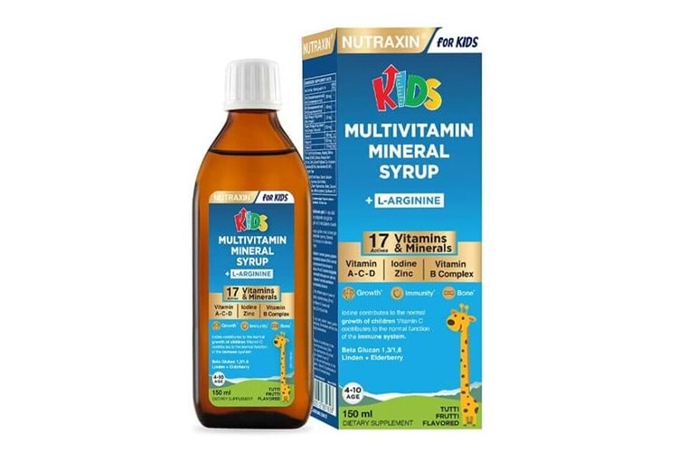 Nutraxin Kids Multivitamin Mineral Şurup 150 ml