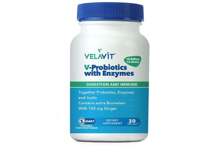 Velavit V-Probiotics With Enzymes 30 Tablet