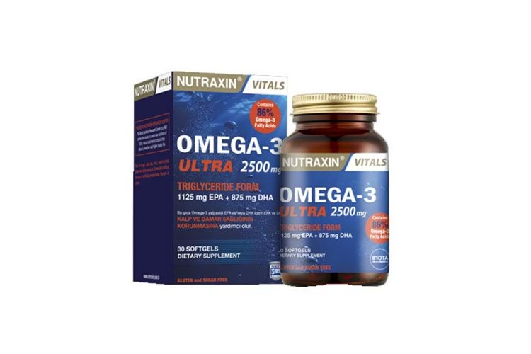 Nutraxin Vitals Omega-3 Ultra 2500 mg 30 Softgel