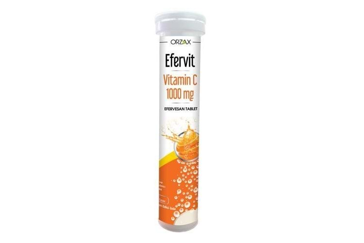Efervit Vitamin C 1000 mg 20 Efervesan Tablet