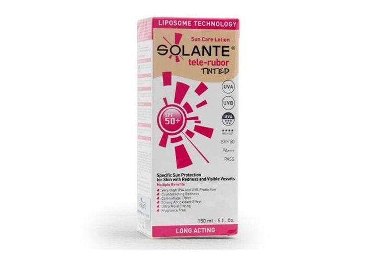 Solante Tele-Rubor Tinted Sun Care Losyon SPF50+ 150 ml