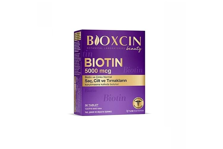 Bioxcin Biotin 5000 mcg 30 Tablet